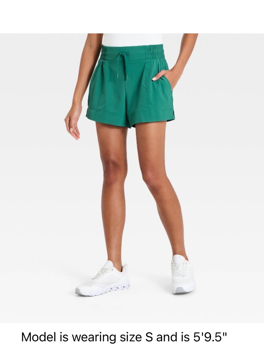 NWT all in motion Green Athletic Pull-On Shorts